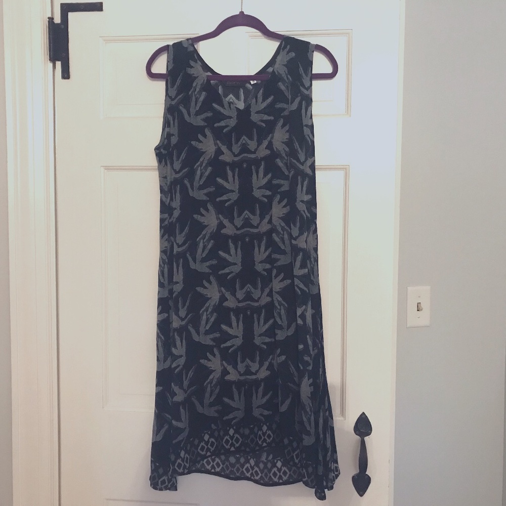 Simple, light, blue tone shift dress by APNY